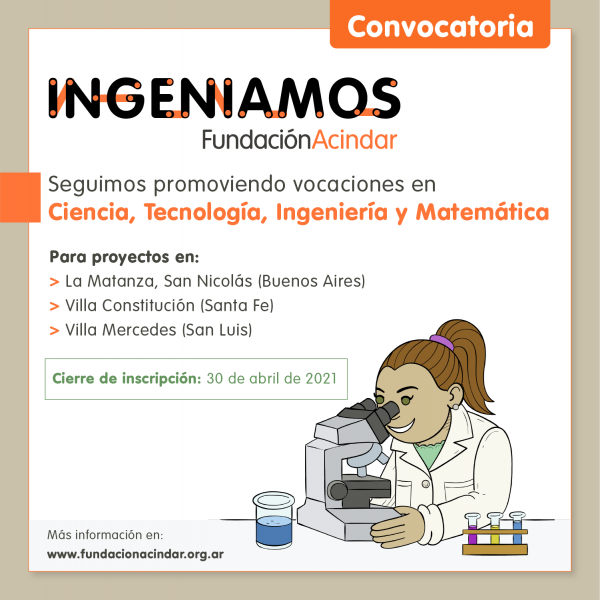 Convocatoria de Proyectos Ingeniamos