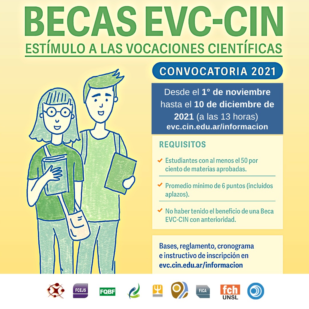 Becas EVC-CIN Convocatoria 2021