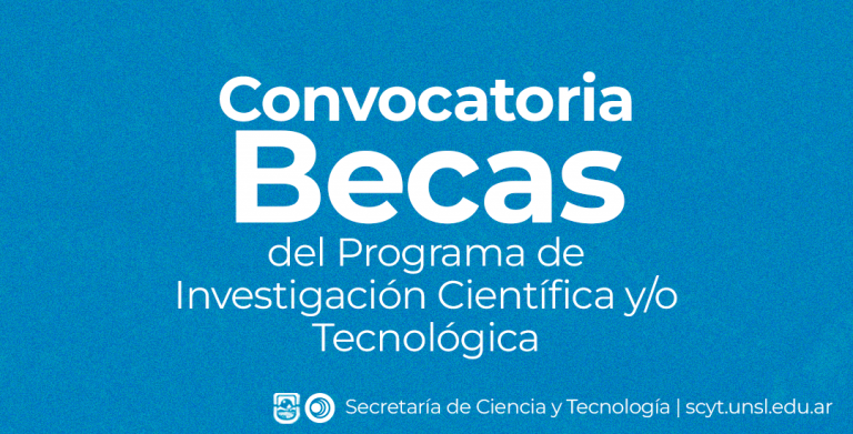 Convocatoria BECAS – UNSL